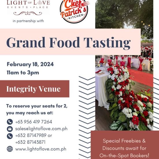 Grand Food Tasting of Chef Patrick's Catering on February 18, 2024