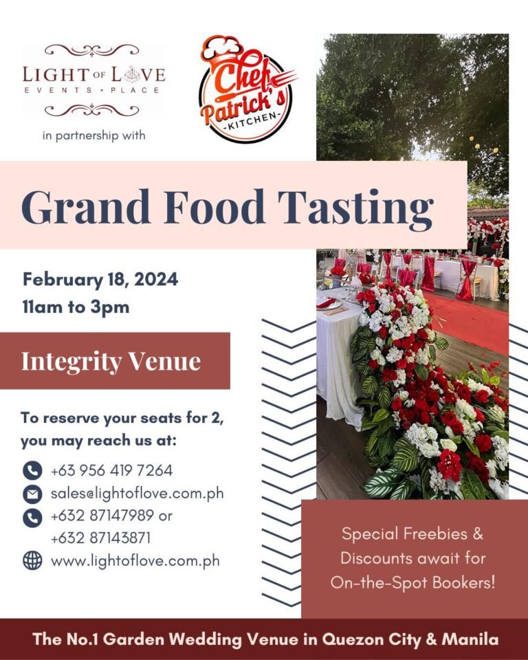 Grand Food Tasting of Chef Patrick's Catering on February 18, 2024