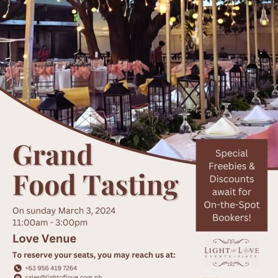 Grand Food Tasting of Eloquente Catering on March 3, 2024