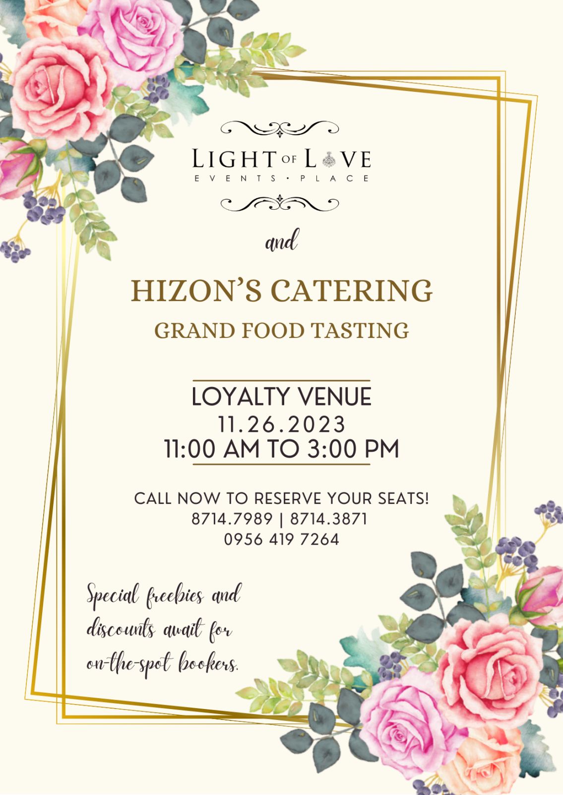 Hizons Catering Grand Food-Tasting November 2023