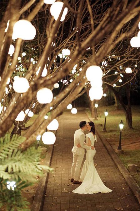 Garden Wedding Venue in Quezon City married couple