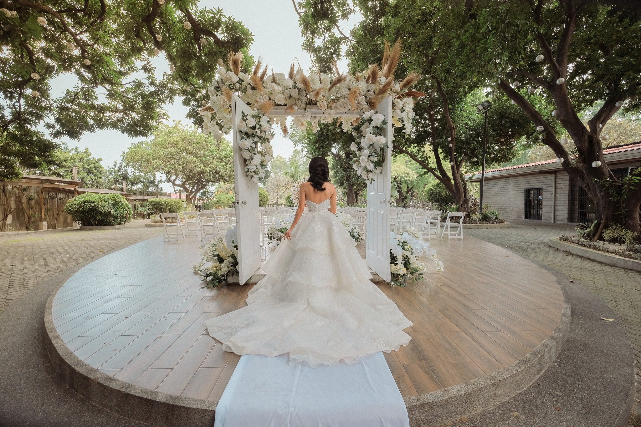 Budget-Friendly Wedding in Quezon City woman in a wedding gown