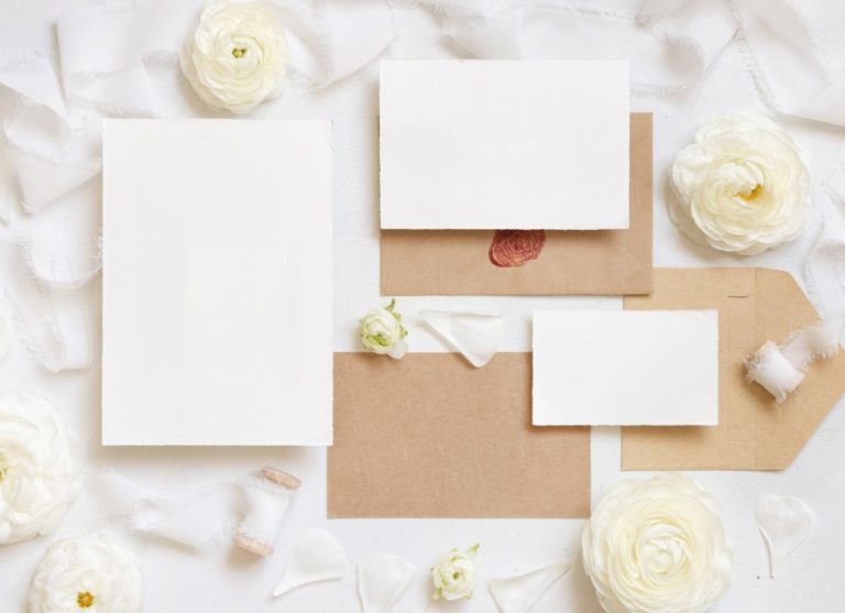 minimalist wedding Clean and Modern Invitations