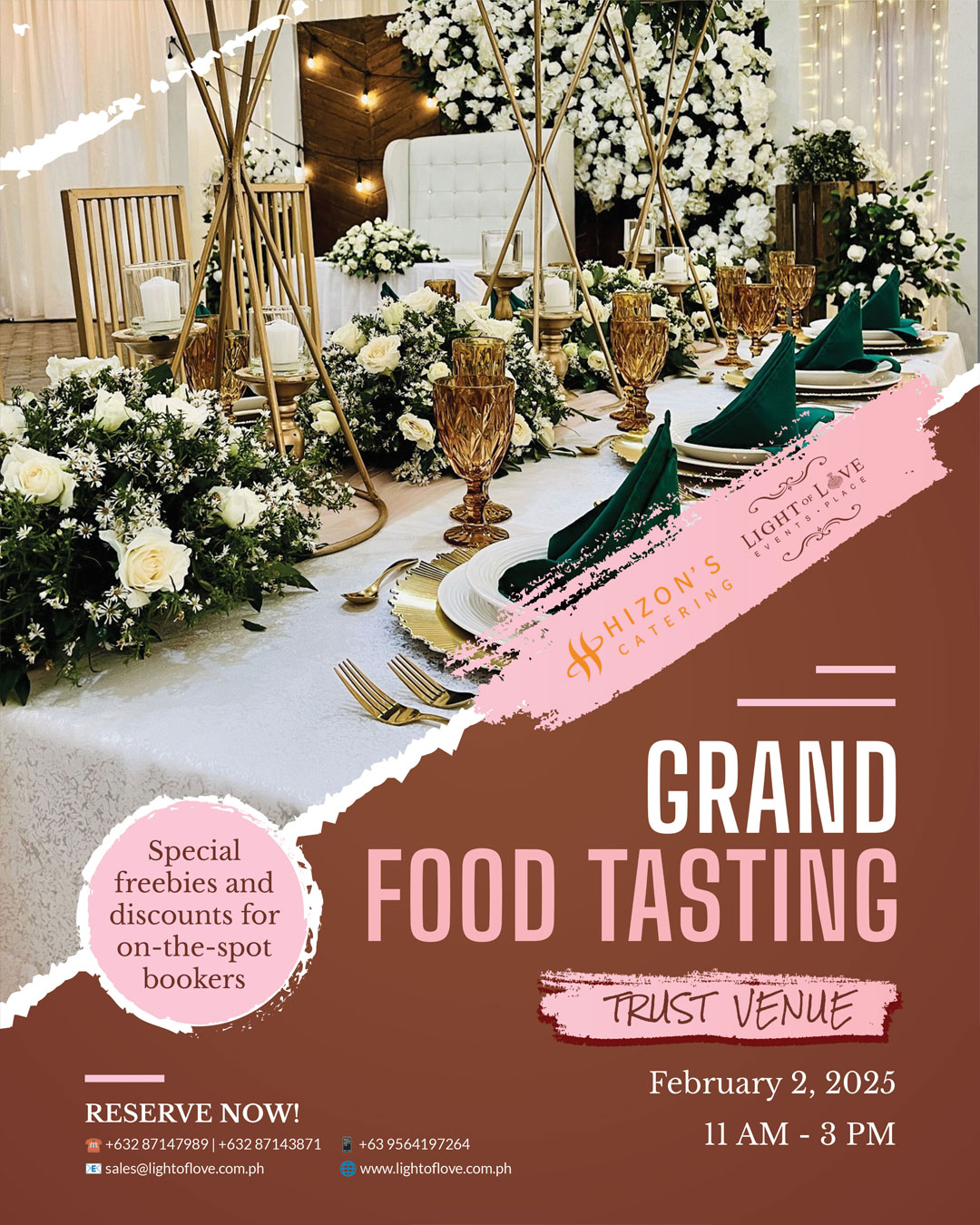 Light of Love Grand Food Tasting February 2, 2024