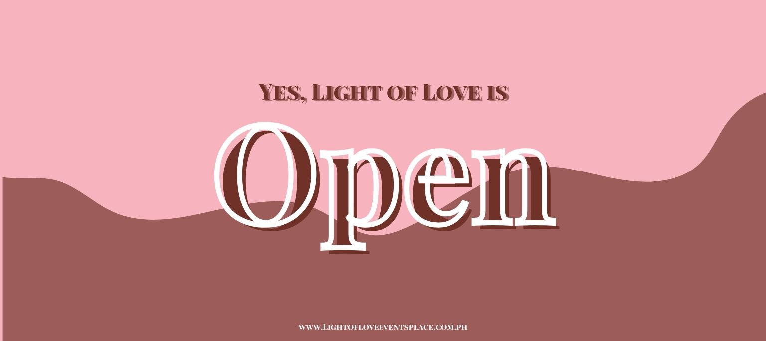 Light of Love Events Place is Open 2026