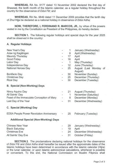 May 1 - Labor Day-Holiday-Confirmation