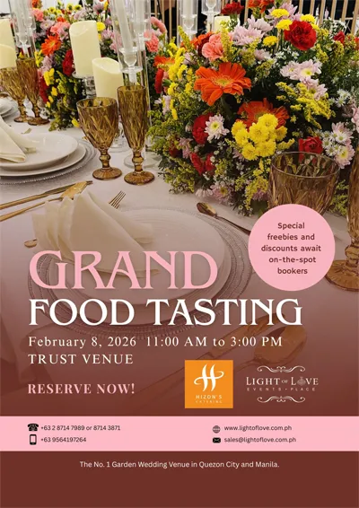 Hizon's Catering Grand Food Tasting - February 08, 2026