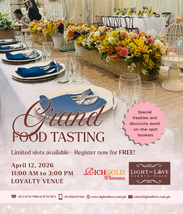 Richgold Catering Grand Food Tasting April 12, 2026