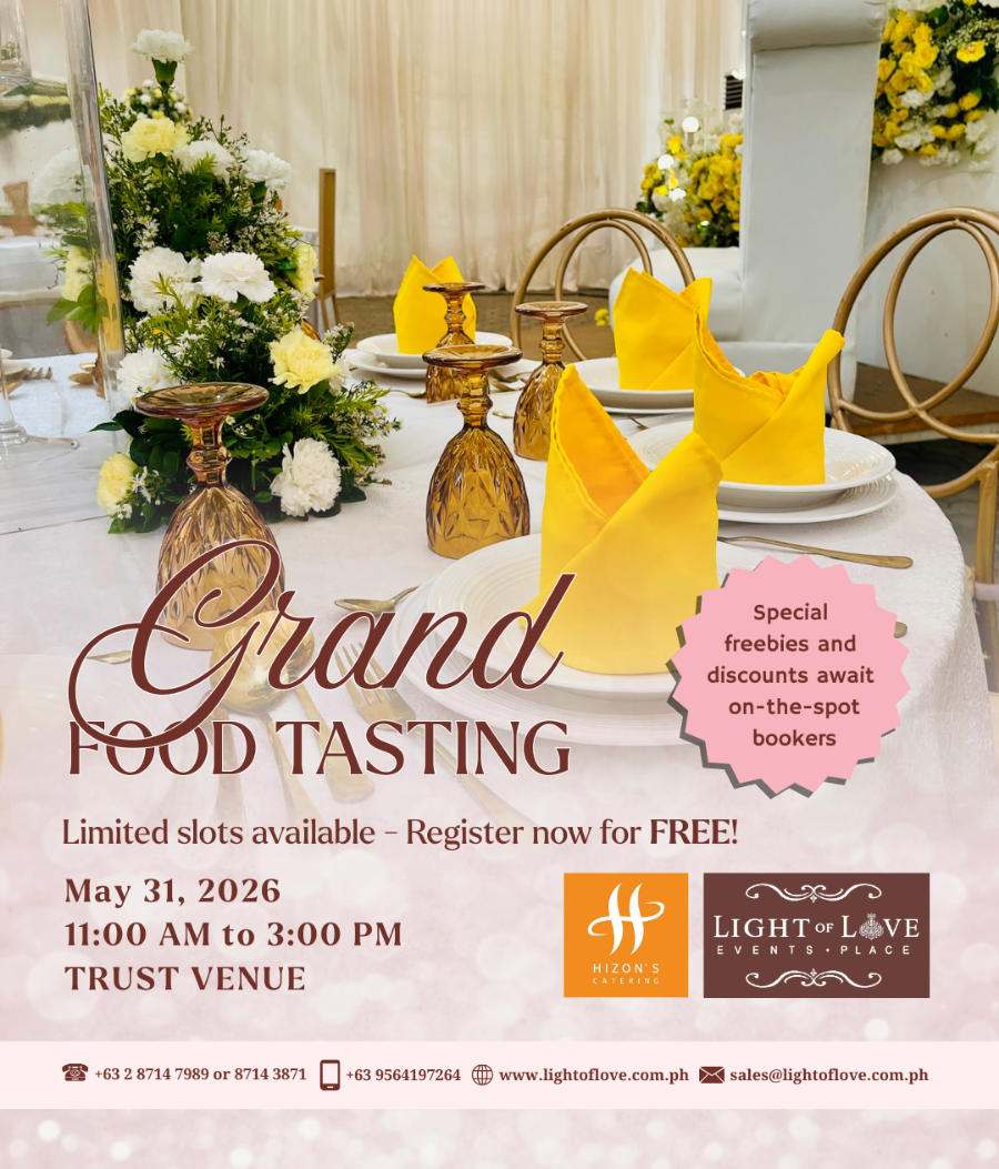 Hizon's Catering Grand Food Tasting May 31, 2026