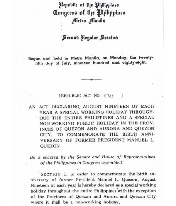 Republic Act No. 6741 Page 1