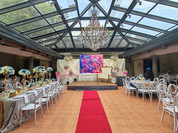 Elegant event venue styling for weekday events at Light of Love Events Place