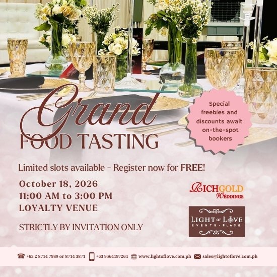 Richgold Catering Grand Food Tasting at Loyalty Venue on October 18, 2026 Thumbnail